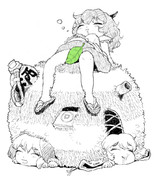 自前ソファーマミゾウ