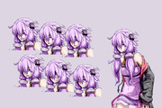 不健康そうなゆかりさん立ち絵描いた