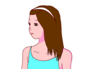 ＧＩＦアニメ 挨拶する少女