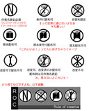 MMD関連ファイルやUTAU音源などの利用規約アイコンみたいな