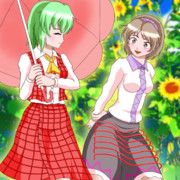 [東方] 風見幽香と九十九八橋はとても仲良しです