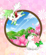 シェイミ ニコニコ静画 イラスト