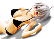 シンプルに水着ハク姉さん