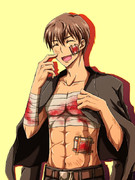 NINJAが怪我をして帰ってきました