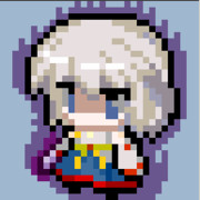 【千年戦争アイギス】陰陽師ミコト（ぱちゅコン風ドット絵）