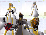 ラクガキ王国2で白い魔法使い。