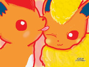 ロコンとブースター