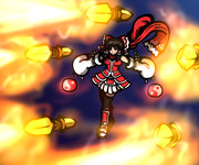 ビーム独鈷、発射