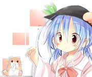 天子が初めて見たハムスターにおっかなびっくり指近づけてる感じ