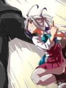 朝霜の12.7cm連装高角砲(近接型)