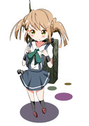 艦隊これくしょんより。通信兵(満潮ちゃん)。