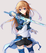 女剣士 ニコニコ静画 イラスト