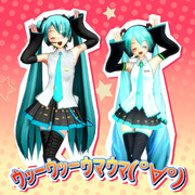 【らぶおん】ウッーウッーウマウマ(°∀°)【第二回MMDレコードCDジャケットアート選手権】