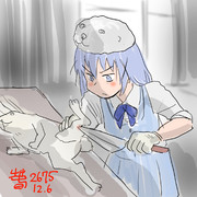 注文を受け兎をさばくのですか？