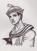 手描きボールペン 東方定助