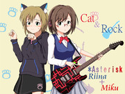 りいにゃんとミック