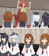 第六駆逐隊をビビらせる