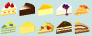 【ドット絵】ケーキ