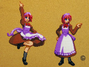 アイロンビーズdeメルブラ翡翠