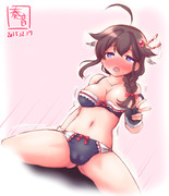 わんどろシグレーブラックon乗馬マシン