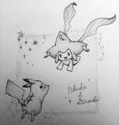 ピカチュウ ニコニコ静画 イラスト