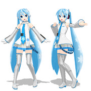 雪ミクさん2010&2011