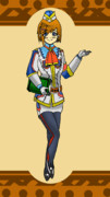 受付嬢 ニコニコ静画 イラスト