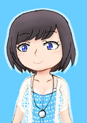 声優の佐倉綾音さん描きました