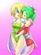 ２人の元帝国女将軍さん