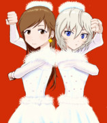 振り付けが合わない二人