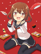 お寿司大好き雷ちゃん！