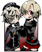 小梅ちゃんと五虎退くん。