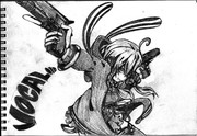 2B鉛筆で、結月ゆかり描いてみた【その５】