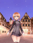 プリンツちゃんと雪