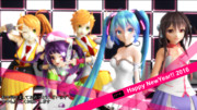 【MikuMikuDance】Happy New Year 2016【ＭＭＤ年賀状2016】