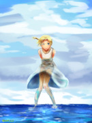 白ワンピ舞風ちゃん