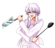 割烹着ゆかりさん（クッキングファイター）