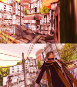 路地裏の長谷部