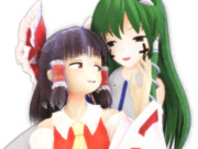 寄り添う二人