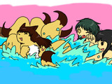 まー、お風呂もいいよね、ねー大井っち♪
