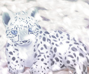 ユキヒョウ ニコニコ静画 イラスト