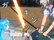 妖夢VS天子（支援画像だがな！）