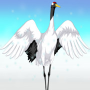 タンチョウ ニコニコ静画 イラスト