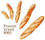 フランスパン ニコニコ静画 イラスト
