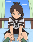 敷波「朝ごはん出来てるってさ。早く起きろよなー。」