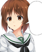 見下ろし西住殿（吹き出し）