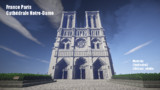 Minecraft 世界旅行 フランス「ノートルダム大聖堂」