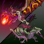 黒炎王リオレウス ニコニコ静画 イラスト