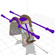 【MMD】和鞍β版【アクセサリ配布】