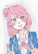 由比ヶ浜結衣  v(≧∇≦)v